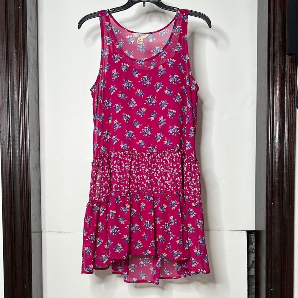 Floral Print High-Low Dress